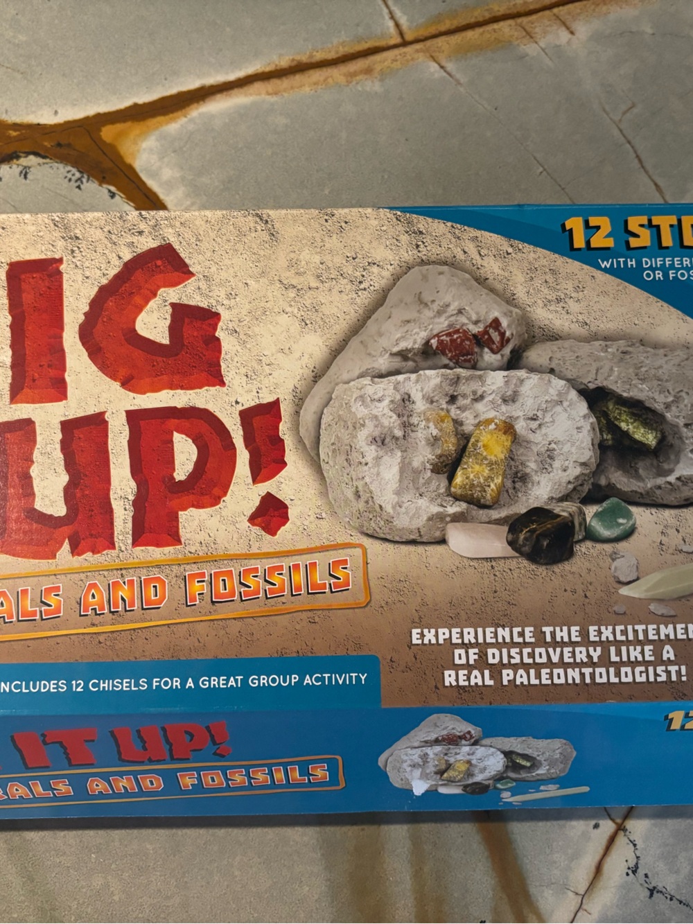 Dig It Up! Minerals and Fossils Activity Kit - Blue